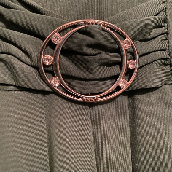 Hunter green high lo dress - Picture 2 of 3